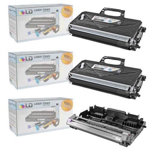 LD Â© Compatible with Brother TN360 Toner and DR360 Drum Combo Pack: 2 Black TN360 Laser Toner Cartridge and 1 DR360 Drum Unit for use in DCP-7030, DCP-7040, DCP-7045N, HL-2140, HL-2150N, HL-2170W, MFC-7320, MFC-7340, MFC-7345DN, MFC-7345N, MFC-7440N & MFC-7840W Printers