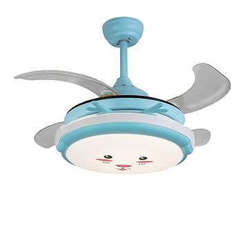 Amazon Com Aiwjiw Modern Ceiling Fan With Light Pink Indoor