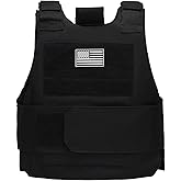 JINWERSORE Tactical Vest for Men, Outdoor Airsoft Paintball CS Game Gilet Training Protective Wearing Equipment