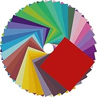 Origami Paper Double Sided Color - 200 Sheets - 20 Colors - 6 Inch Square Easy Fold Paper for Beginner