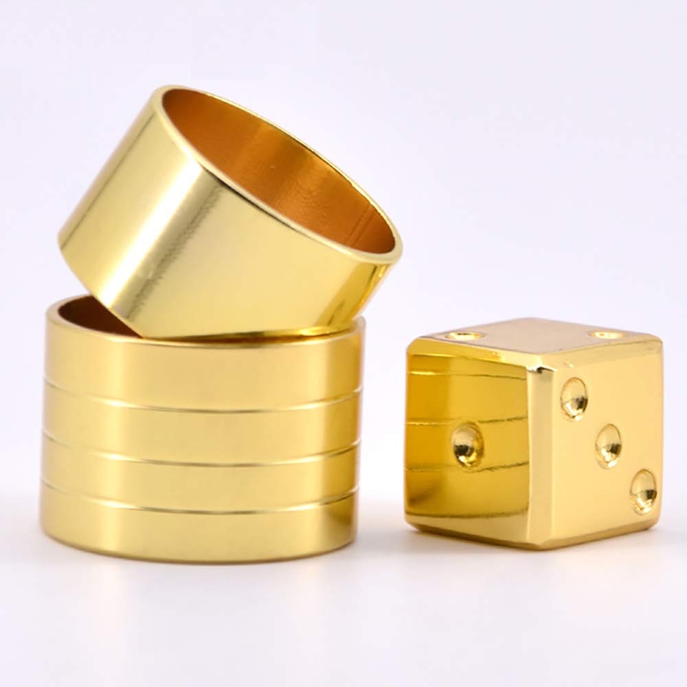 Enjoyer Metal Mental Die Predicted Cypher Magic Tricks Dice Prediction Magician Accessories Gimmick Magic Props Classic Toys