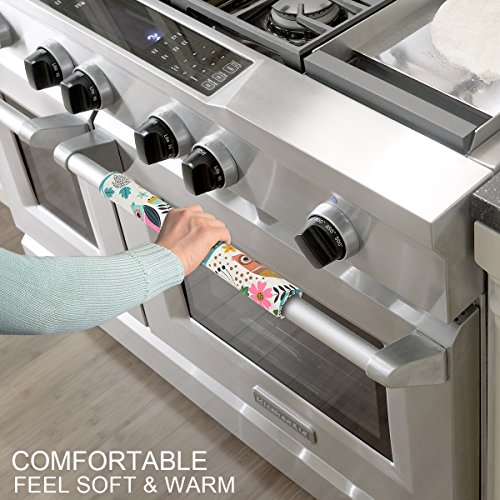 OUGAR8 Refrigerator Door Handle Covers Handmade Decor Protector for Ovens, Dishwashers.Keep Your