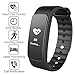 Fitness Tracker Gosund C8 Activity Tracker with Heart Rate Monitoring and Pedometer Call SMS Reminder for Android/IOS