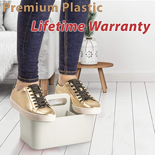 Lib Portable Plastic Organizer | Shower Caddy | Bath Organizer | Cosmetic Tote | Cleaning Supplies Bin | Bathroom, Office, Dorm, Kitchen, College, Kid's Room | Multifunctional Organizer - Thumbnail 6