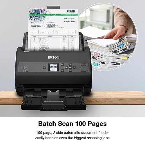 Epson Workforce ES865 High Speed Color Duplex Document Scanner with