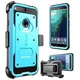 Google Pixel XL Case, [Armorbox] i-Blason built in [Screen Protector] [Full body] [Heavy Duty Protection ] Shock Reduction / Bumper Case for Google Pixel XL 5.5 inch 2016 Release (Blue)