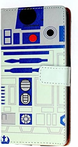 LG G5 Case Wallet, CASEVEREST R2D2 Astromech Droid Robot Pattern Durable PU Leather Slim Book Wallet Case Cash Credit Card Slots Flip Cover Kickstand Folio Pouch Wrist Strap Case LG G5 Star Wars R2D2