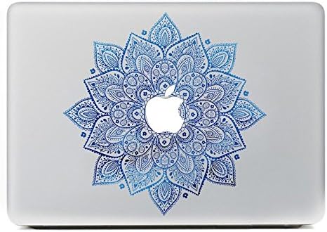 ArtDura Leaves Removable Vinyl Decal Sticker Skin for Apple Macbook Pro Air Mac 13" inch / Unibody 13 Inch Laptop - Blue