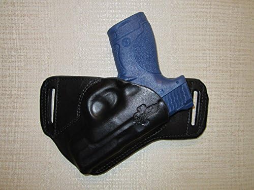 S&amp;W M&amp;P SHIELD, 9 &amp; 40, LEATHER,SOB, OWB BELT HOLSTER, RIGHT HAND, SLIM DESIGN