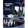 Mpow 60Hrs Wireless Over Ear Headphones, Bluetooth 5.0/Wired Mode, HiFi Stereo Foldable Bluetooth Headset, Soft Memory…