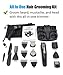 FARI All In One Multifunctional Rechargeable Electric Hair Trimmer Grooming Kit Nose Ear Beard Clipper and Mustache Trimmers Shaver Suit Hair Cutter for Barbers Salon with Fast Charge (Black)