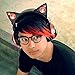 Brookstone Wired Cat Ear Headphones