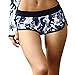 Canserin Women Yoga Shorts, Women's Camouflage Running Yoga Gym Fitness Sport Pants Low-Waist Shorts Breathable Pants (M, Purple)