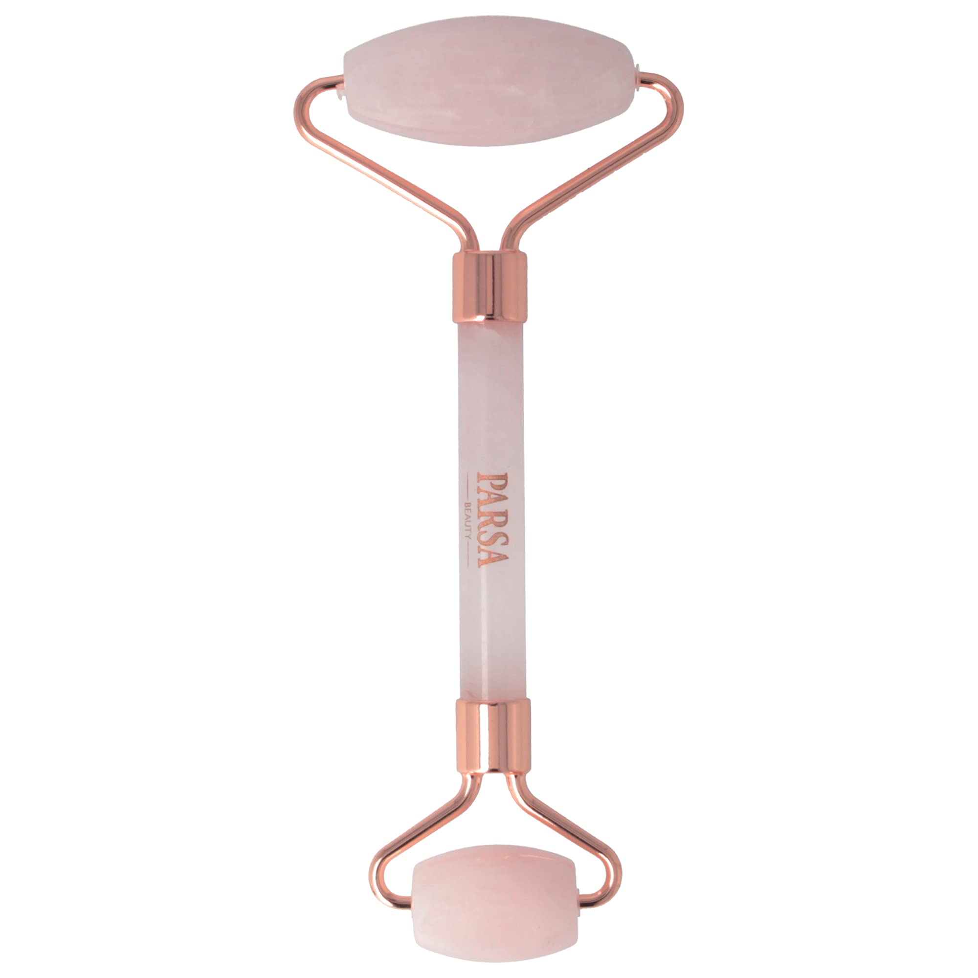 PARSA Beauty gemstone roller rose quartz stone natural anti-aging facial massage