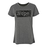 Coutgo Womens Letter Printed Pullover Casual Tees T-Shirt Homebody Relaxed Tees | 4 Styles