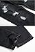 NITAGUT Men's Ripped Slim Fit Tapered Leg Jeans Smoke Black-US 34