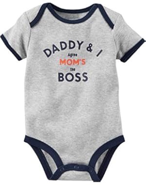 Baby Boys Moms The Boss Bodysuit