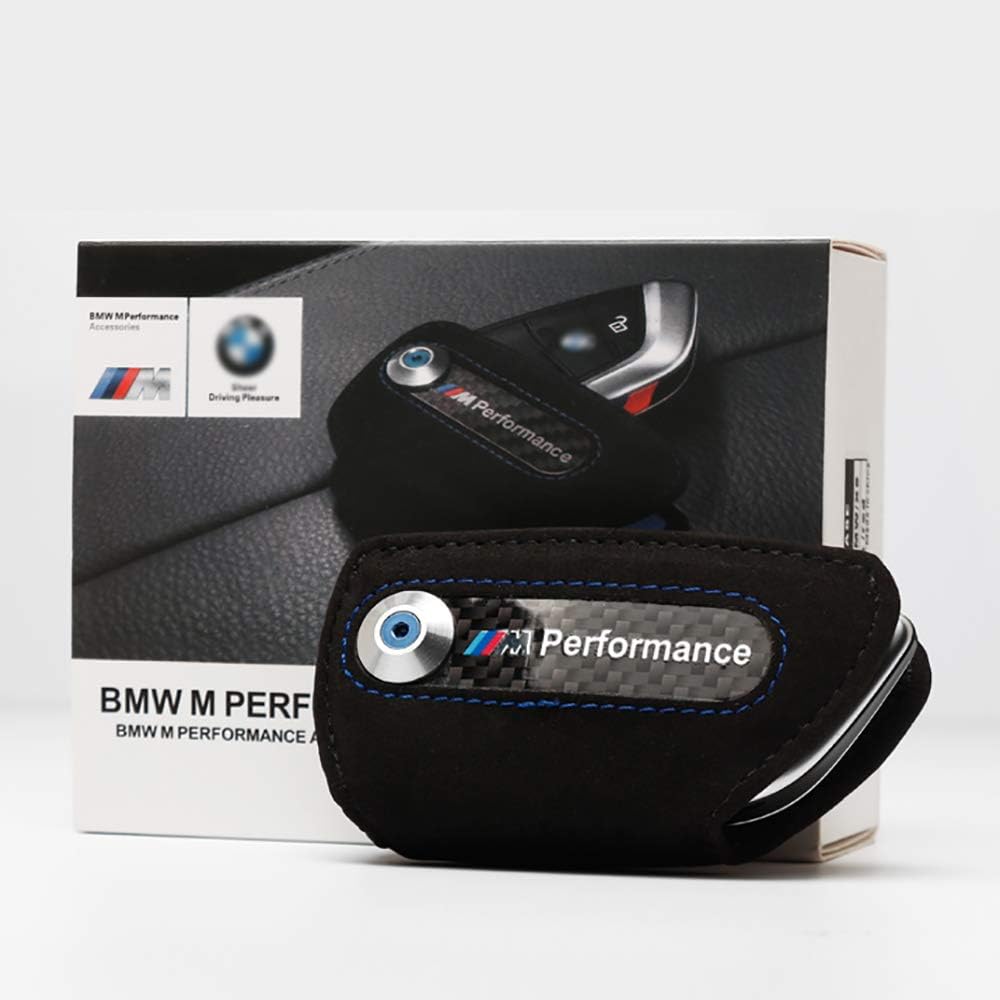 Bailunte Compatible BMW Car Key case M Performance Car Smart Remote Key Fob Cover Key Fob Case Key Bag Fits BMW Accessories