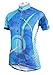 QinYing Women's Short Sleeve Outdoor Bicycle Bike Cycling Jersey Top Blue XXL