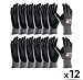 ATG 34-874/L MaxiFlex Ultimate - Nylon, Micro-Foam Nitrile Grip Gloves - Black/Gray - Large - 12 Pair Per Pack