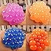 Augenblick Mesh Squishy Ball Super Big 7.5cm Rubber Vent Grape Stress Ball Squeezing Stress Relief Ball Kids & Adults.Stress Squishy Toys Autism
