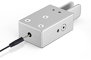 PUTIKEEG Tumd CW Paddle CW Key Handheld Tapper Key Modern Morse Double Foot (Silver)