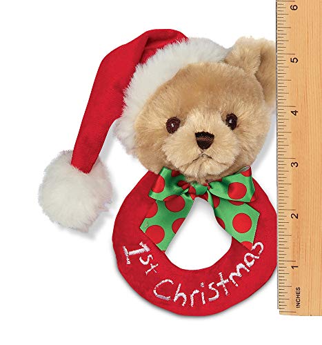 2 Bearington+Babys+Christmas+Plush+Rattle