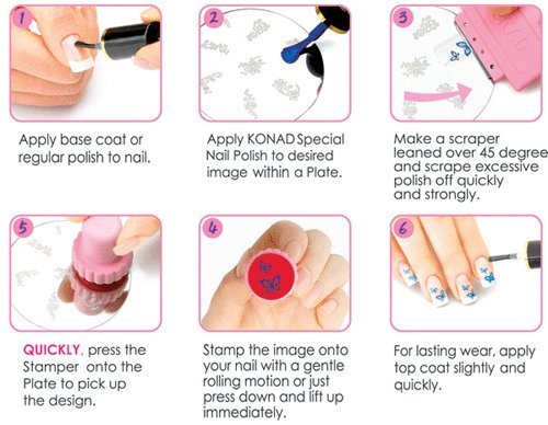 Konad Nail Art Image Plate M64 [Misc.] by Konad