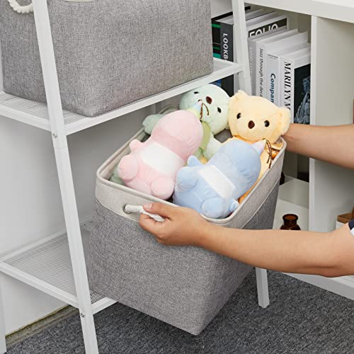 WLFRHD Storage Baskets for Organizing 2Pack 16x12x12 Storage Bin with