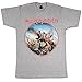 Iron Maiden Men's Trooper Circle Vintage Soft T-Shirt, X-Large