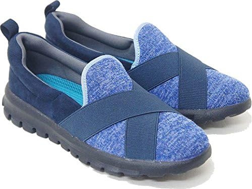 Amazon スニーカー 軽量 クッション ローカット ぺたんこ ソール レディース 靴 Hk3544 Ll 24 0 24 5cm ブルー ノーブランド品 スニーカー