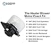ECCPP HVAC Plastic Heater Blower Motor ABS for Ford w/Fan Cage fit for 1997-2002 for Ford Expedition /2002-2005 for Ford Explorer /1997-2003 for Ford F-150/2004 for Ford F-150 Heritage