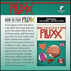 Looney Labs Anatomy Fluxx Card Game - Varied