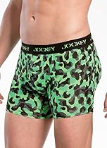 Jockey Men's Underwear Microfiber Performance Boxer Brief - 2 Pack, black/red, S