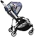Bugaboo Bee Breezy Sun Canopy, Botanic - Extendable Sun Canopy with UPF Sun Protection and Mesh Ventilation Panels