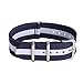 STYLELOVER 4 Pack Nato Watch Bands, Ballistic Nylon Watch Straps - Choices of Colors & Widths 16mm 18mm 20mm 22mm or 24mm