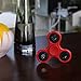 AyoGu TRI Fidget Spinner Hand Spinner Ultra Durable High Speed Rotate ADD ADHD Focus Toy (Red & black)