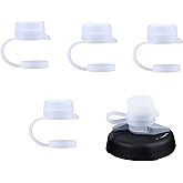 4pcs Mud Caps for Bottles, Transparent Bike Bottle Cap Top BPA Free Bike Water Bottle Mud Cap for Podium Peak Fitness Bottles Bike Bottle Cap Top