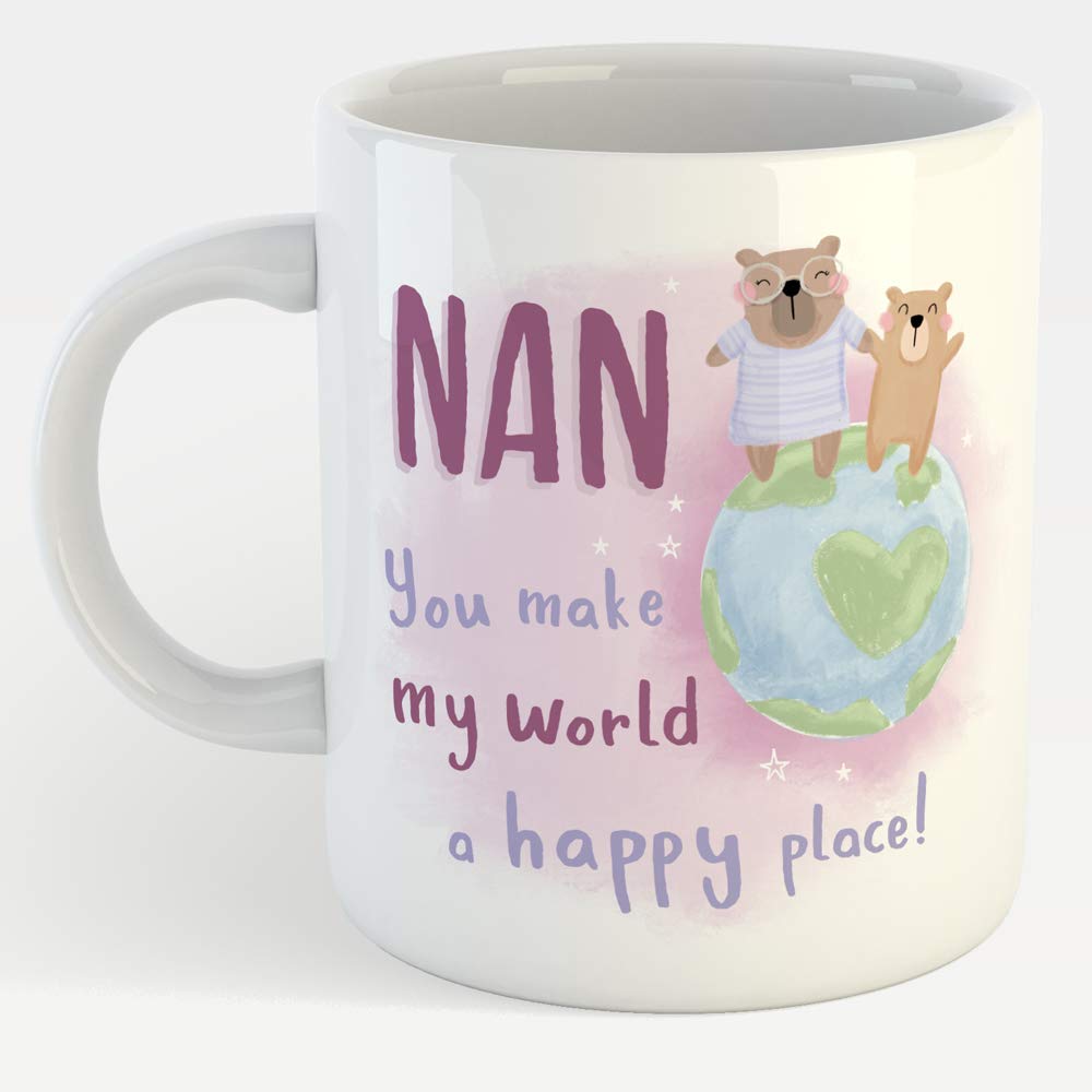 Cute Bear Nan You're The Best Mug in A Gift Box Mother's Day Gift Idea