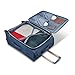 American Tourister Belle Voyage Softside Luggage with Spinner Wheels, Blue Denim, Checked-Large 28-Inch