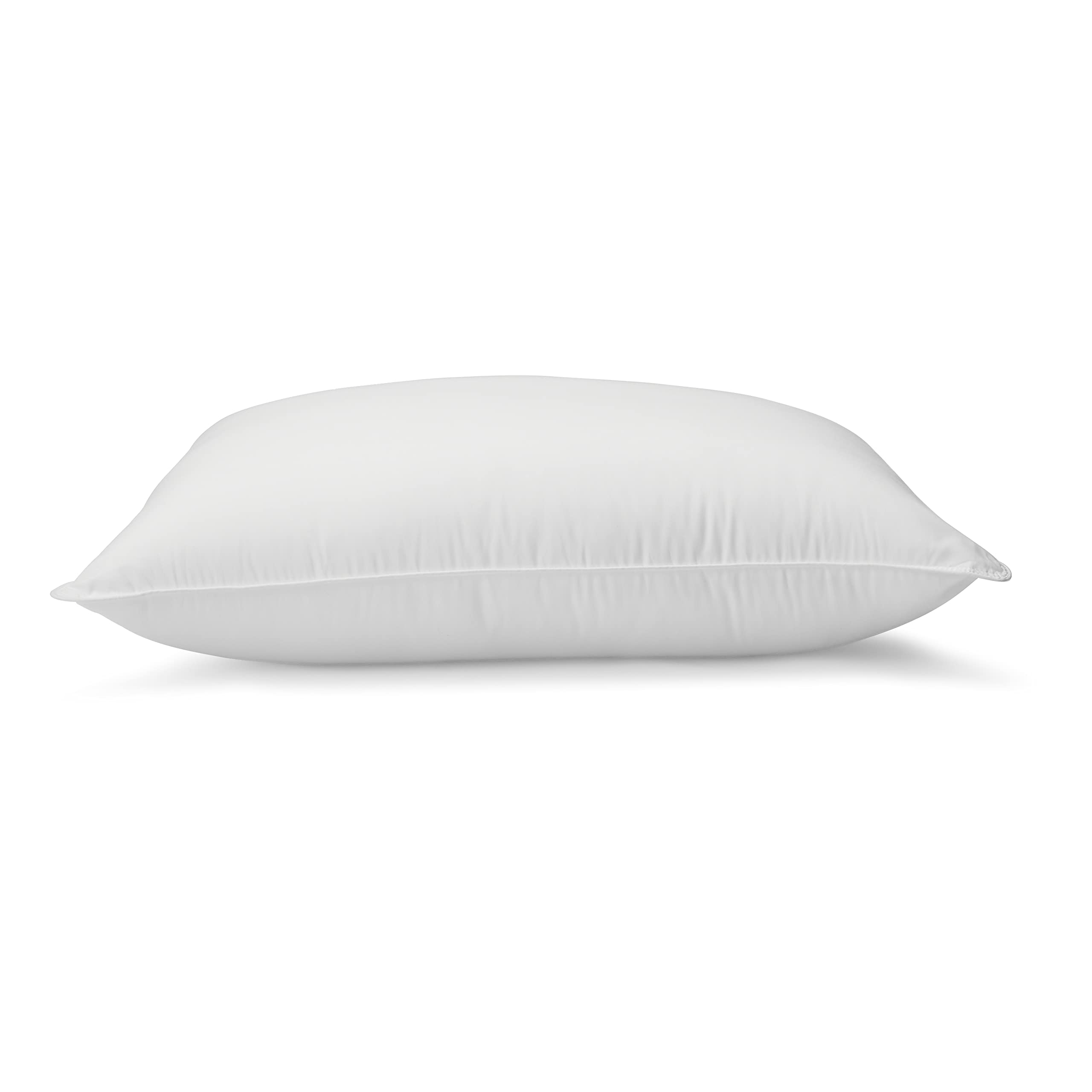 Amazon Basics Down Alternative Bed Pillow, Medium Density for Back and