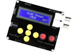 Weytoll DDS Functional Signal Generator, Function Low Frequency Precise Function Signal Generator Frequency Module Signal Generator 1Hz-500kHz Frequency Amplitude DC4~10V Voltage