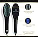Premium Hair Straightener Brush by Modosano Ceramic Hot Brush for Straightening Hair - Far Infrared Technology - Ionic Brush w/ Temperature Control + Auto Shut-Off - 12 Mo. Warranty