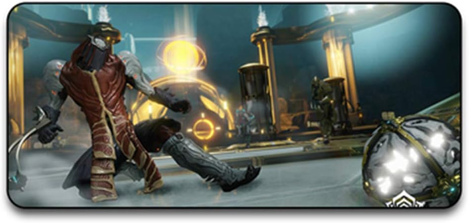 GUOFENG Game War Mouse Pad Warframe Star Wars Oversized Padded Seam Around Laptop Desk Mat 700 * 300 * 3mm Keyboard Desk Pad