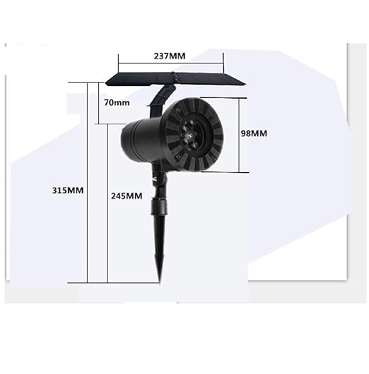 Solar Jardín Luces Navidad Decoración Proyector Luces Ip65 ...