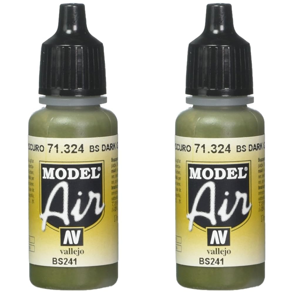 Vallejo AV Model Air 17ml -BS Dark Green (Pack of 2)