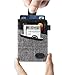 Ebax Minimalist Wallet for Men, Denier Ballistic Nylon, Capacity - Cash, 9 Cards, 1 Key, 1 Sim Slot Credit Card Holder, Grey