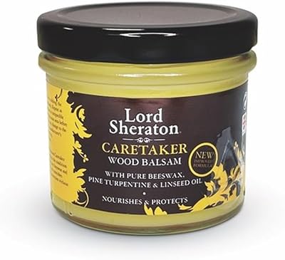 Lord Sheraton Caretaker Wood Balsam 125ml Clear Natural Beeswax Enriched Polish