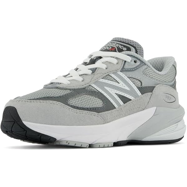 Amazon.com | New Balance Kid's 990 V6 Sneaker, Grey/Silver, 2