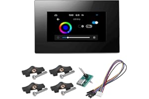 Ferwooh Nextion Intelligent 5.0 Inch Display NX8048P050-011R-Y Serial HMI TFT Resistive Touch Screen 800x480 LCD Module with Housing Supports Audio Video